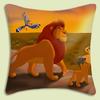 The Lion King Pillow Covers Cartoon Sofa Decorative Home Double-Sided Printing Short Plush Cute Cushion Cover