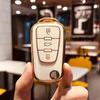 TPU Car Key Cover Flip Remote Fobs Case Protector Keychain Holder Auto Accessories For Roewe MG 5 7 GT GS 350 360 750 W5 MG5 MG7