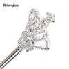 Silver White Alloy Crown Fairy Wands for Girl Princess Wands for Kids Angel Wand for Party Costume Wedding Birthday Party 48.5cm