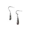 Niche Textured Water Drop Earrings Fashion Personality Affordable Dainty Durable Alloy Colorfast Women's Gift Daily Earrings