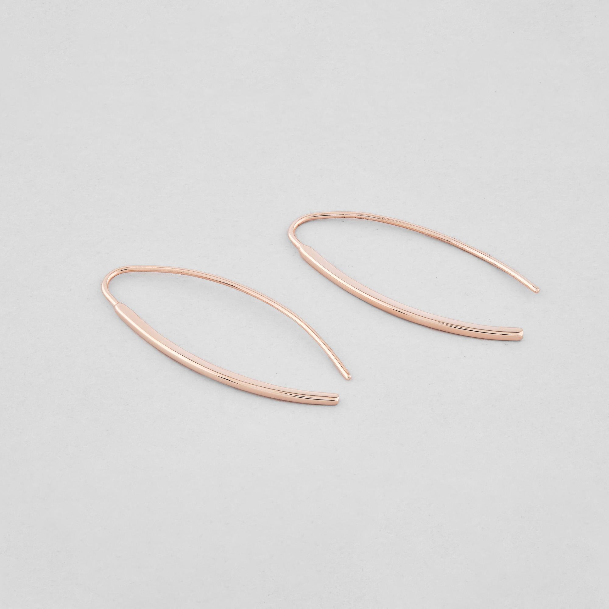 

Срібні сережки-підвіски з позолотою. золотистий