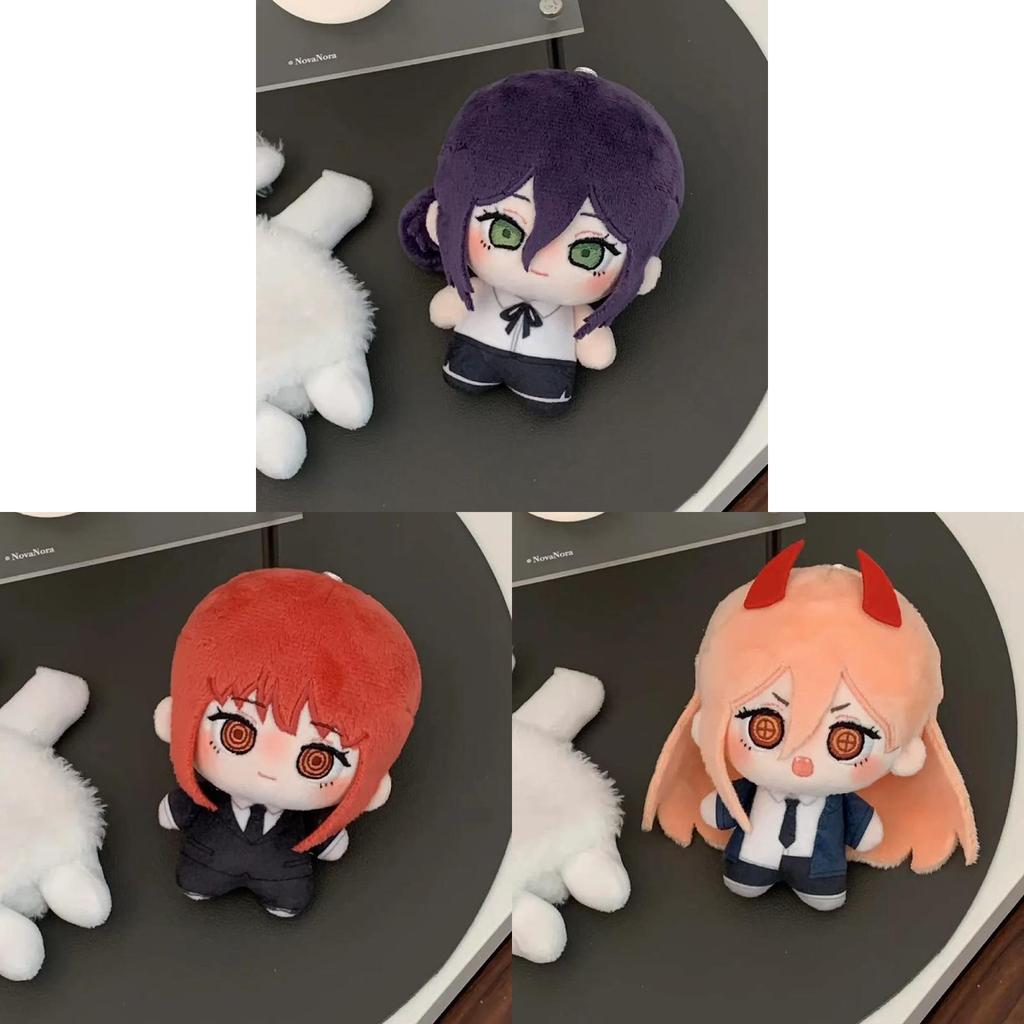 Poupée en peluche Chainsaw Man Makima 10 cm avec un design mignon pour les collectionneurs et les fans