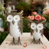 Lightweight Iron Owl Planter Flower Pot Easy to Move for Indoor or Outdoor Garden Decoration Multipurpose Planting Option
