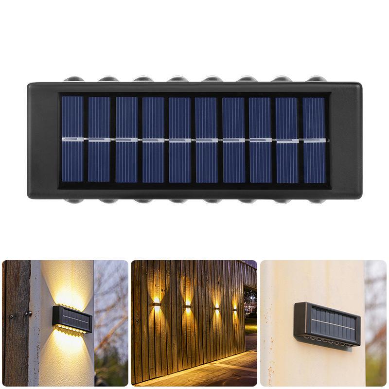 Waterproof Solar Outdoor Wall Light for Garden, Courtyard & Balcony Decoration