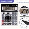 1pc Portable Desktop Calculator with LCD Display Screen, Ideal for Studying and Working, Battery Powered (excluding Battery)