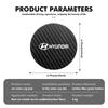 2Pcs Car Coasters Water Cup Holder Pads Anti Slip Accessories For Hyundai NLINE I30 I20 Venue Tucson Kona IX35 I40 IX20 Tiburon HH52