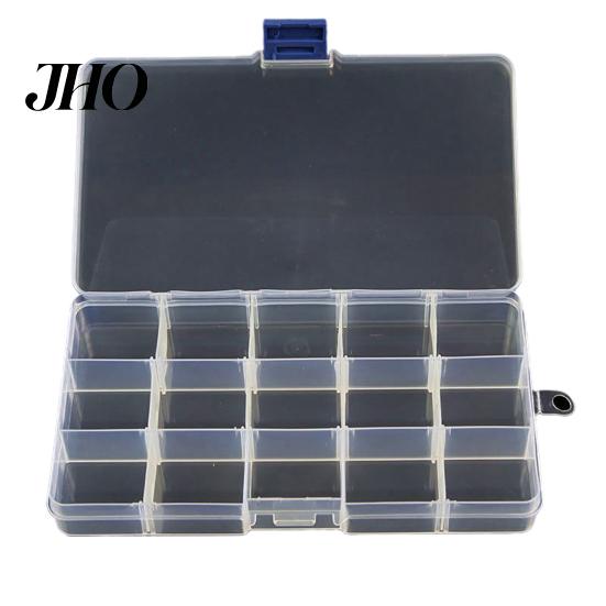 Jewelry 10/15/24 Grids Box Wear-resistant Space-saving Transparent Organizer Small Earring Storage for Travel Case