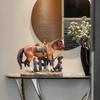 1Pc Craft Decorations Fortune Synthetic Resin Affordable Luxury Horse Ornament Gift Home Decoration