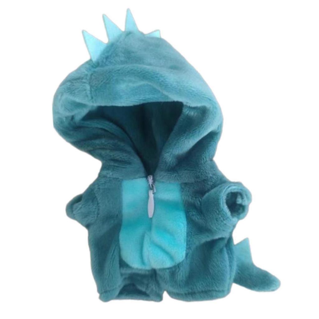 Plush Doll Clothes Dress up Animal Shaped Cotton Doll green