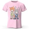 Latest Disney Zootopia2 Couple Pure Cotton Tshirt for MenWomen Daily Casual Soft High Quality Large Sports Short Sleeve Top