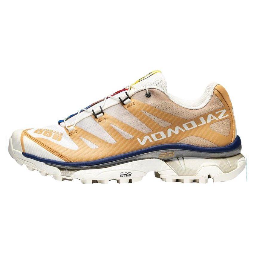 Salomon XT-4 Mesh OG Lace-Up Comfortable Hiking Sports Trail Running Durable Grip Low-Top Outdoor Functional Shoes Unisex Shoes Toffee-Brown 472997