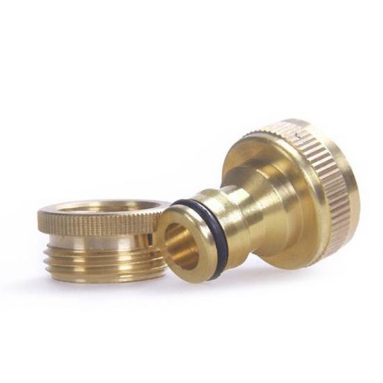 1/2 3/4inch Brass Thread Garden Faucet Hose Water Pipe Connector Fitting Adaptor
