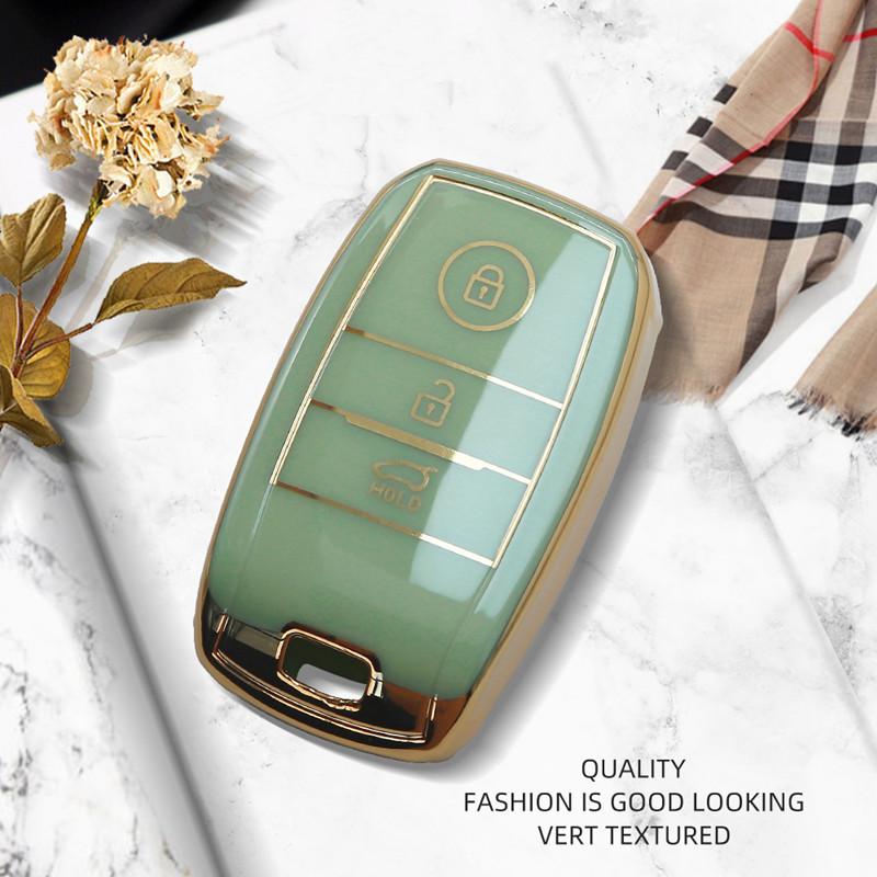 

Роскошный чехол для ключей с дистанционным управлением, полный чехол для Kia Rio Optima Sorento Niro Soul Sportage Ceed Cerato K3 KX3 K4 K5 Cerato C Only Key Case