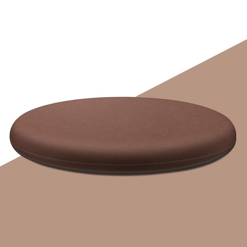 

Memory Foam Round Chair Pad Anti-Slip Soft Round Chair Seat Cushion Cotton Round Cushion Mit Removable Cover Seat Pad 40x40cm кавовий