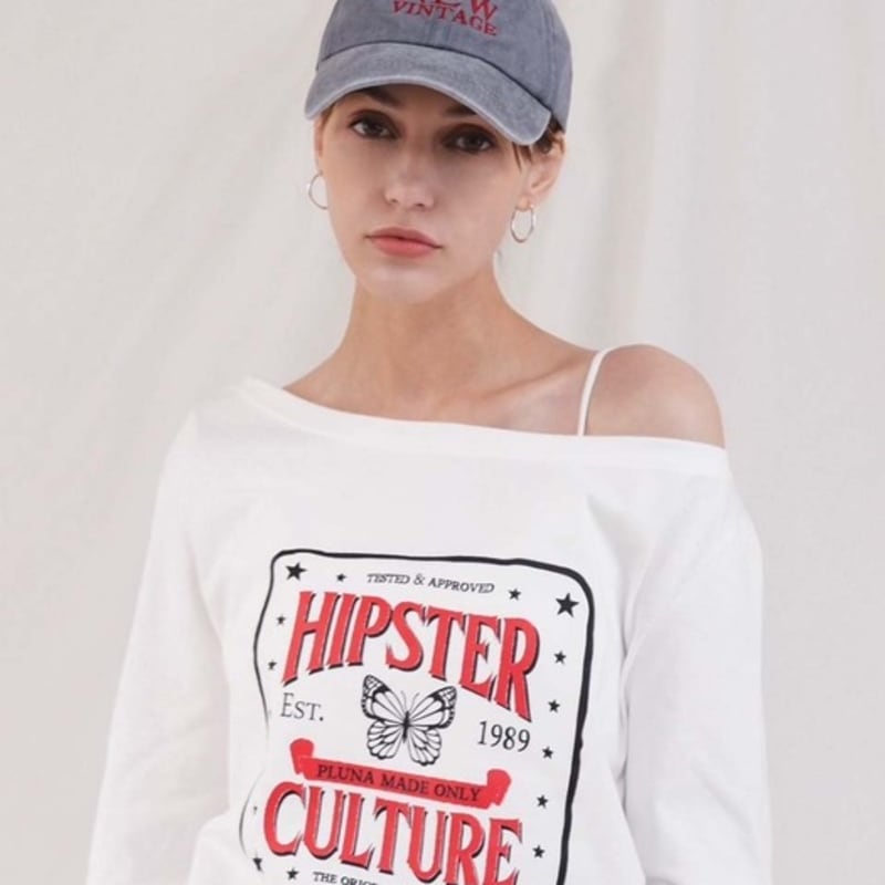 

PLUNASTUDIO PS Vintage Cap - 3 colors GRAY