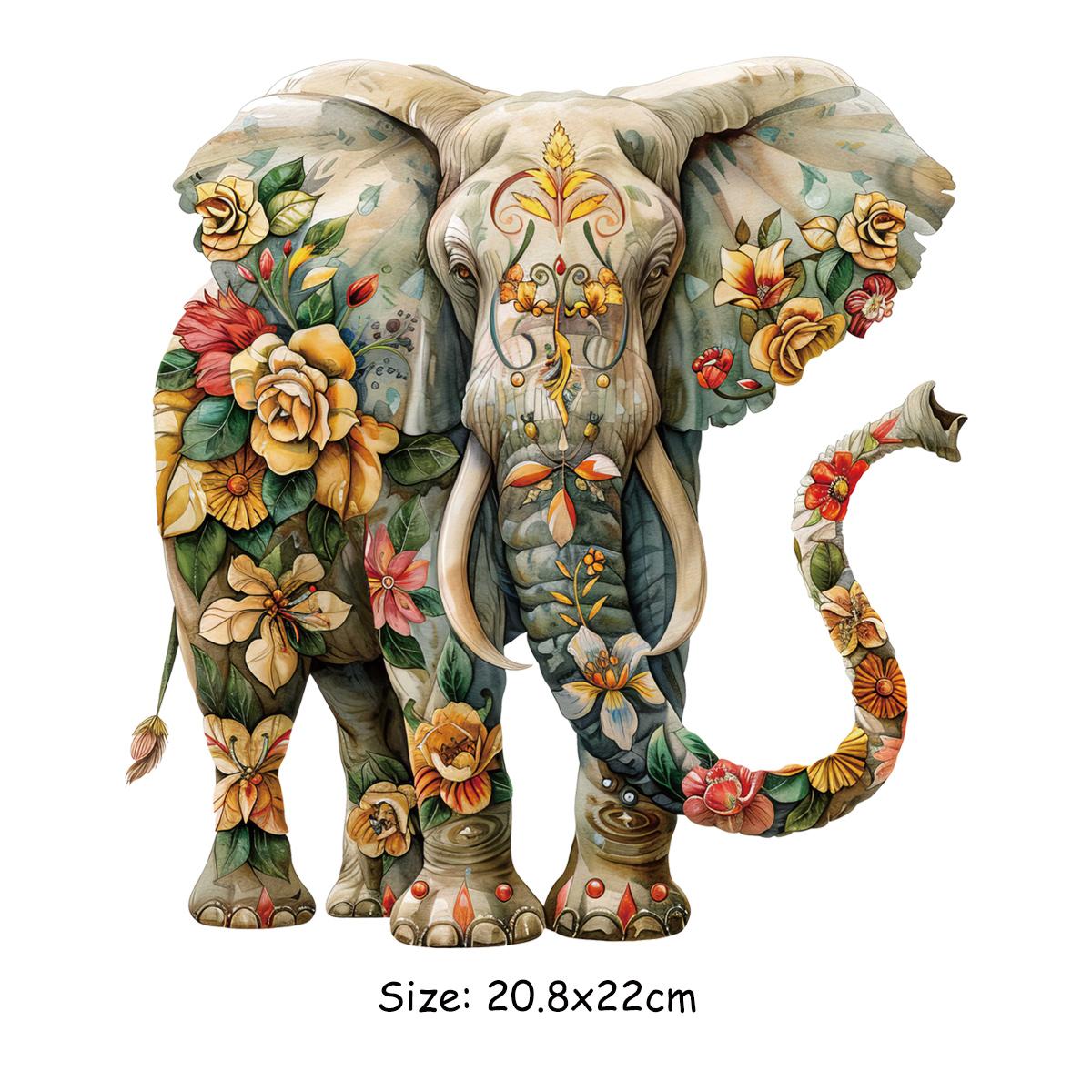 

Нашивки со слонами Htv для футболок, легко режутся, прочные наклейки для одежды, термопресс, аппликация на футболку, своими руками, утюгом на заплатке