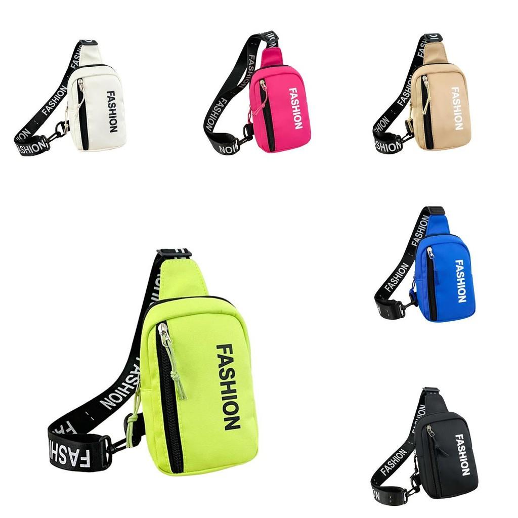Patterns Letter Fashion Kids Single Shoulder Crossbody Chest Bag Gift Breathable