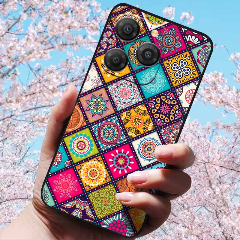 For Blackview Shark 9 5G Cases 3D Relief Flower Emboss Soft Silicone For Blackview Shark 9 5G 3D Cartoon Back Cover Cases Shark9