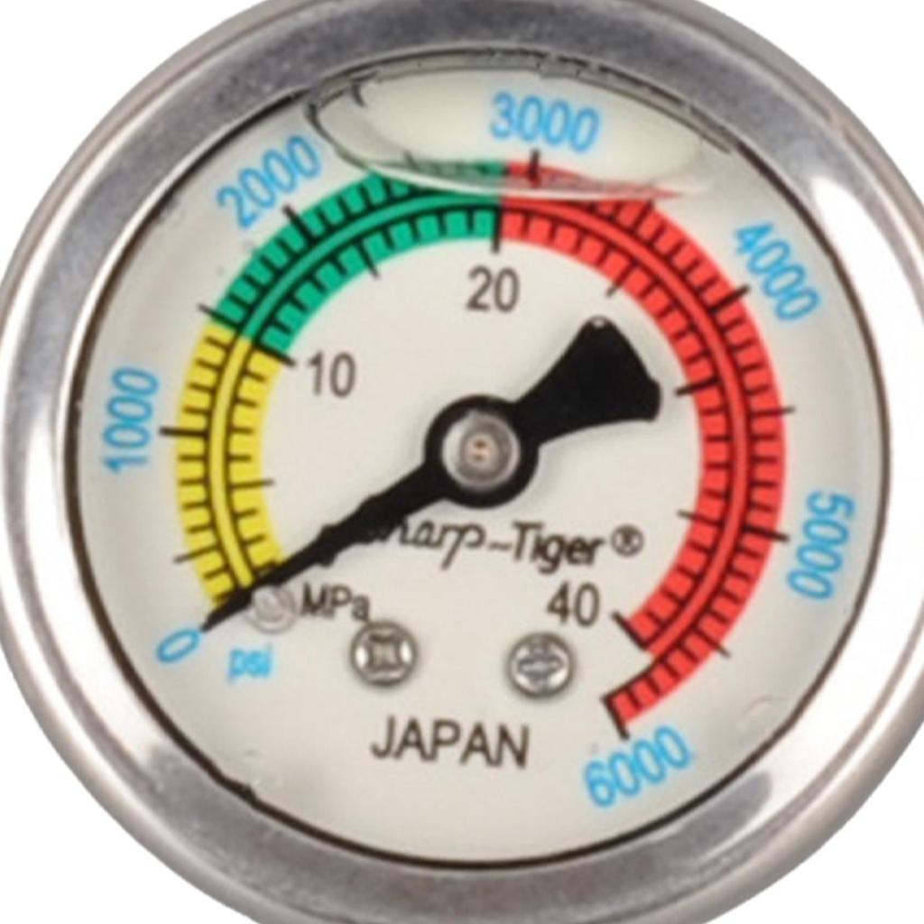 High Pressure Air Pump Gauge Easy to Read Accurate Pressure Inflator Gauge