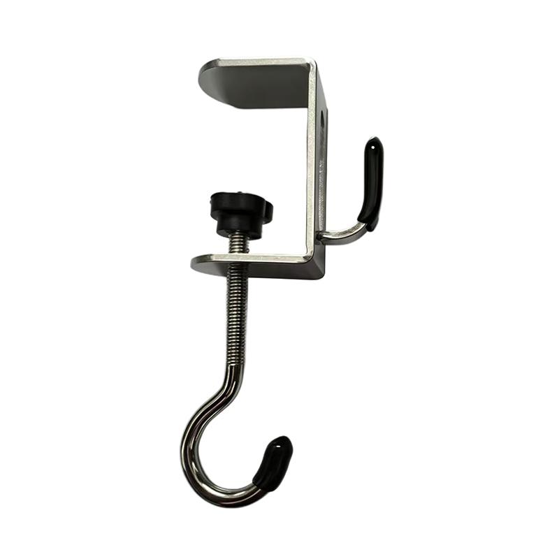 

Стальные крючки для стола с вращением на 360° - Съемная, неразрушающая установка для офисных столов, школьных общежитий A1