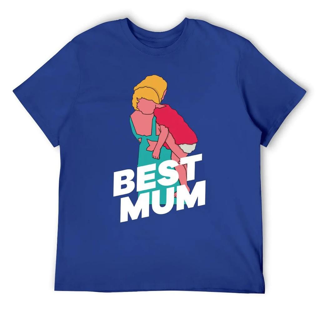 Mother's Day Happy Mother's Day Men's Classic Crewneck T-shirt Sport Top Tee Top Quality Humor Graphic Fitness USA Size