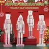 30CM Wooden Nutcracker Ornament for Christmas - Creative Home Decor