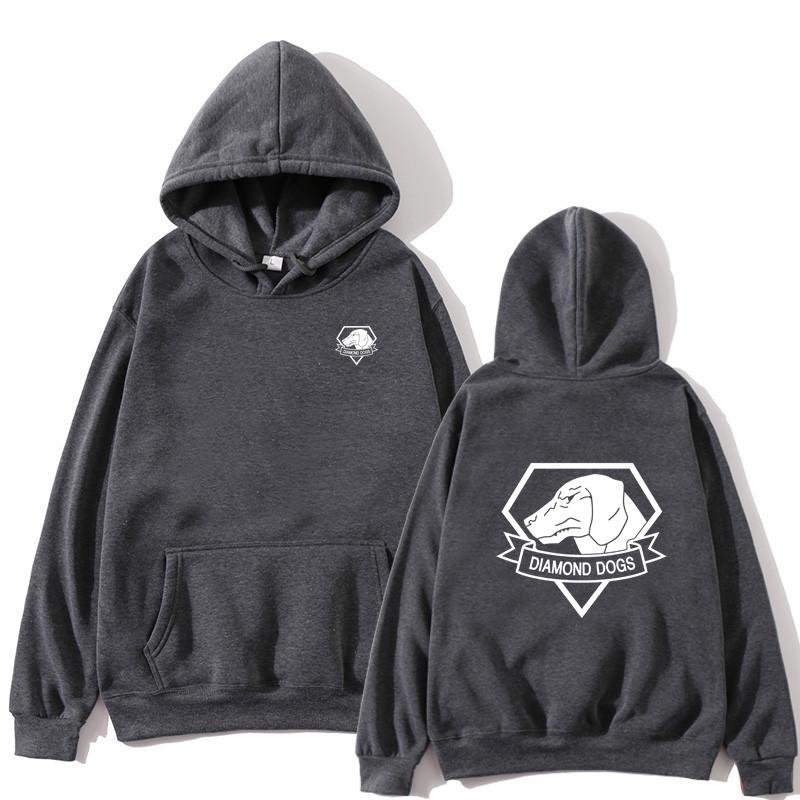 Metal Gear Solid V 5 Diamond Dogs Printed Pattern Hoodie Sportswear Autumn/Winter Men's/Women's Casual Street Harajuku Y2K