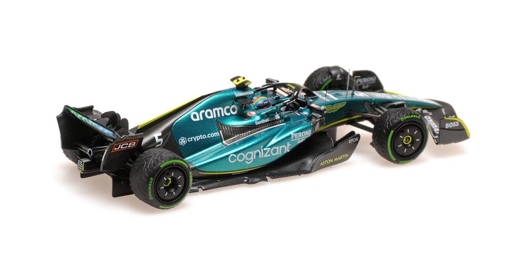 Minichamps Aston Martin Aramco Cognizant F1 Team AMR22 2022 Singapore GP Vettel 1/43 S.