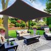 Black 95 Anti-UV Sun Shade Net Gazebo Shelter Outdoor Pergola Canopy Sun Cover Agriculture Greenhouse Sunshade Net For Pool