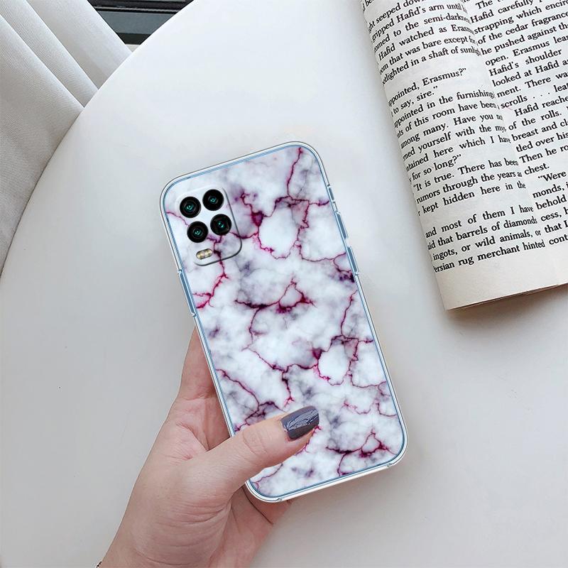 BH36 printing Marble Transparent Phone Case for Samsung Galaxy A04 A04S A14 A23 A34 A54 M23 M33 M52 M53