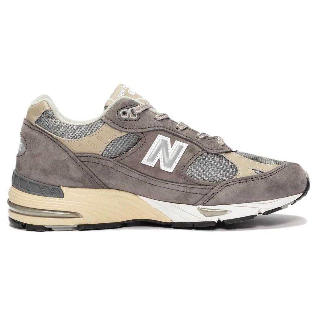 New Balance Zapatillas deportivas para mujer 991 Made in England 40th Anniversary en gris, gris frío y gris cálido W991UKF