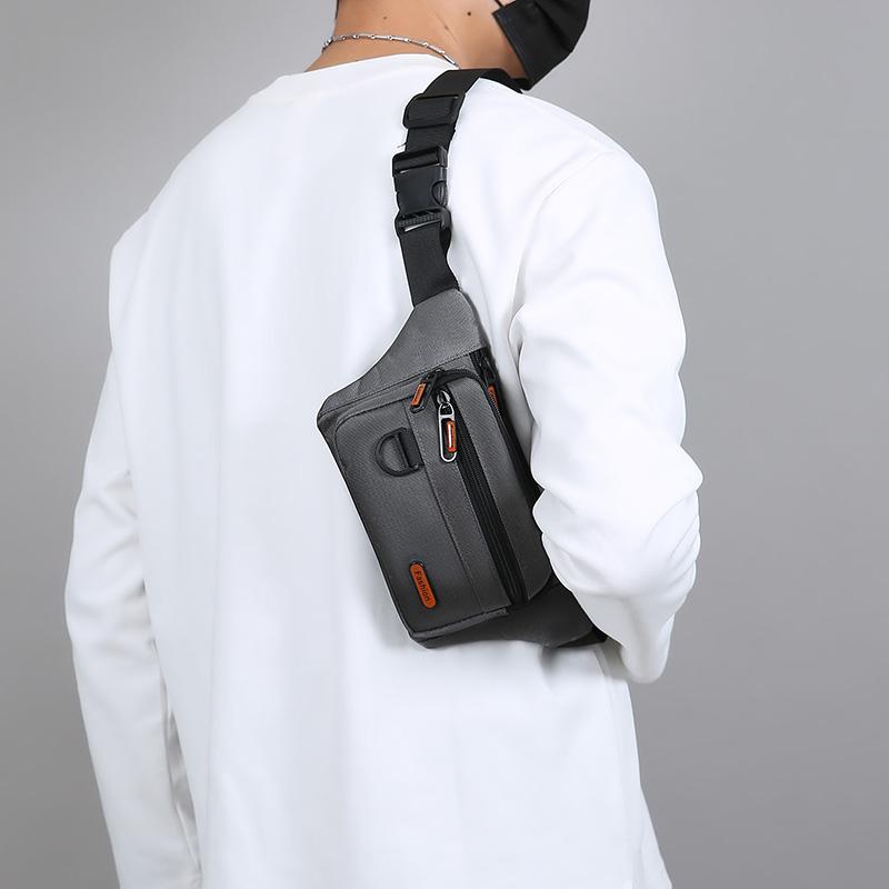 Men Waist Belt Bag Fanny Pack Multi-pocket Motorcycle Rider Outdoor Sports Climb Casual Nylon Male Sling Chest Bum Hip Bags