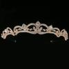 Stage Wedding Exquisite Princess Baroque Crown Rhinestone Diadem Women Luxury Tiara Bridal Jewelry