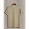 100% pure cotton men's summer loose size casual 23 printed comfortable and breathable round neck short sleeved T-shirt top
