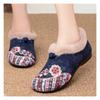 Women's Winter Velvet Thick Cotton Shoes Embroidered Casual Shoes