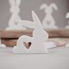 Silicone Ornament Molds Easter Rabbit Designs Easy Releasing Mold Silicone Texture Home Decors Mold for Craft Projects