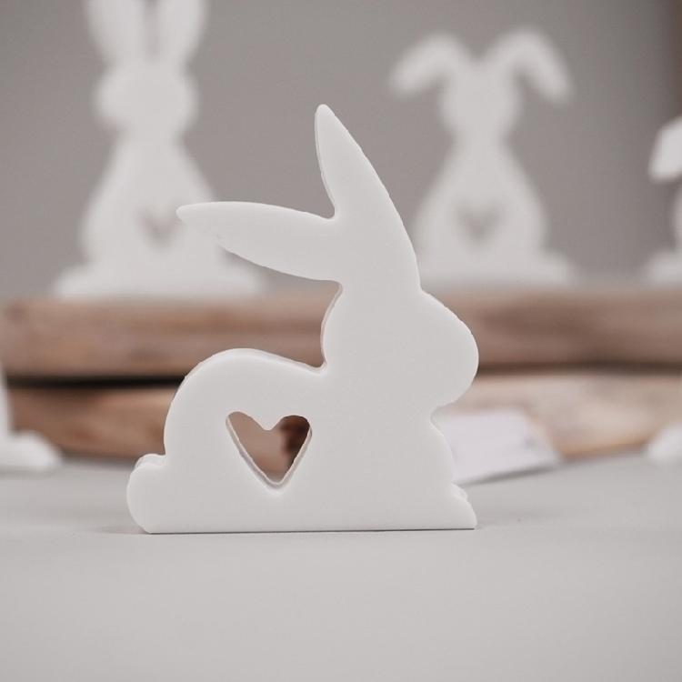 Silicone Ornament Molds Easter Rabbit Designs Easy Releasing Mold Silicone Texture Home Decors Mold for Craft Projects
