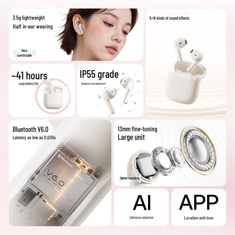 Edifier Zero Air Pro 2025 True Wireless Semi-in-ear Earbuds