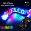 Ultra-Thin Flexible LED Screen Protector: USB Smart Peel-and-Stick Text Display for Car Rear Window Advertising