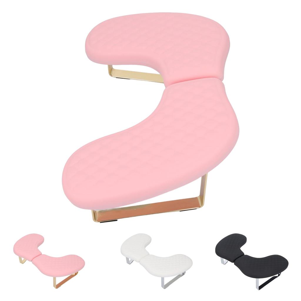 Podpórka pod ramię do paznokci dla stylistki paznokci Odłączana w kształcie U Miękka PU Składana podpórka pod dłoń do manicure do salonu domu