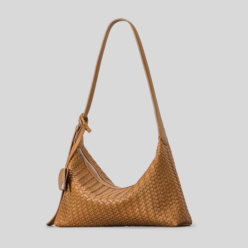 Borsa alla moda e semplice a spalla singola a tracolla Borsa sottospalla a mano Borsa pendolare intrecciata a mano
