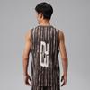Jordan Mesh Tank Tops Men's Dark Brown Black Crew Neck Moderate