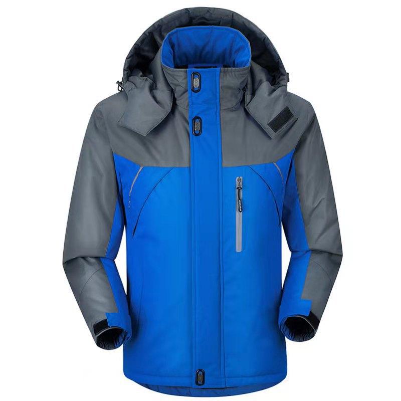 Tuta da alpinismo Tuta da ciclismo calda e fredda Abbigliamento da lavoro all'aperto Giacca Abbigliamento imbottito in cotone da uomo