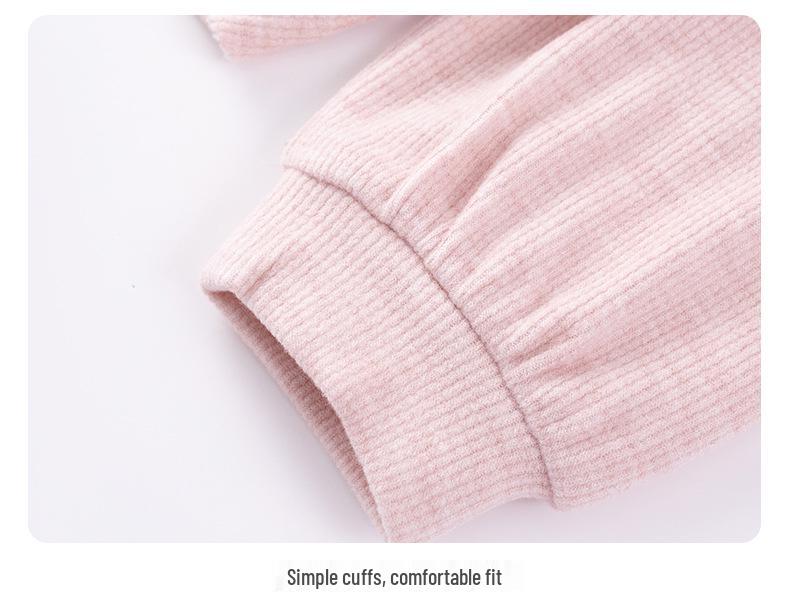 2025 Spring & Autumn Stylish Girls' Hooded Cardigan - Korean Baby Outerwear