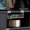 No-Punch Tinfoil Organizer Plastic Hanging Cabinet Storage Shelf Cling Film Organizer  Kitchen