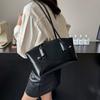 Large capacity underarm bag women's new summer fashion retro tote bag texture hand carry commute