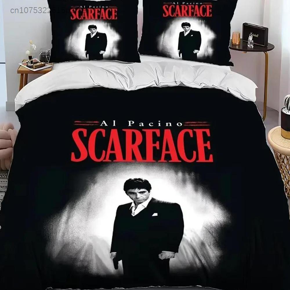New 3D Print Movie Scarface Tony Bedding Set Bedroom Soft Modern Bedspreads Comefortable Duvet Cover Quilt Cover And Pillowcase