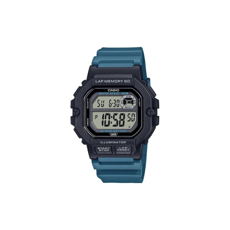 CASIO Customized watch modified series blue mirror 100 meters waterproof WS-1400H-3A modified-Ocean Forge Quartz WS-1400H-3A(Watch5-GaiZhuang-Ocea) синий
