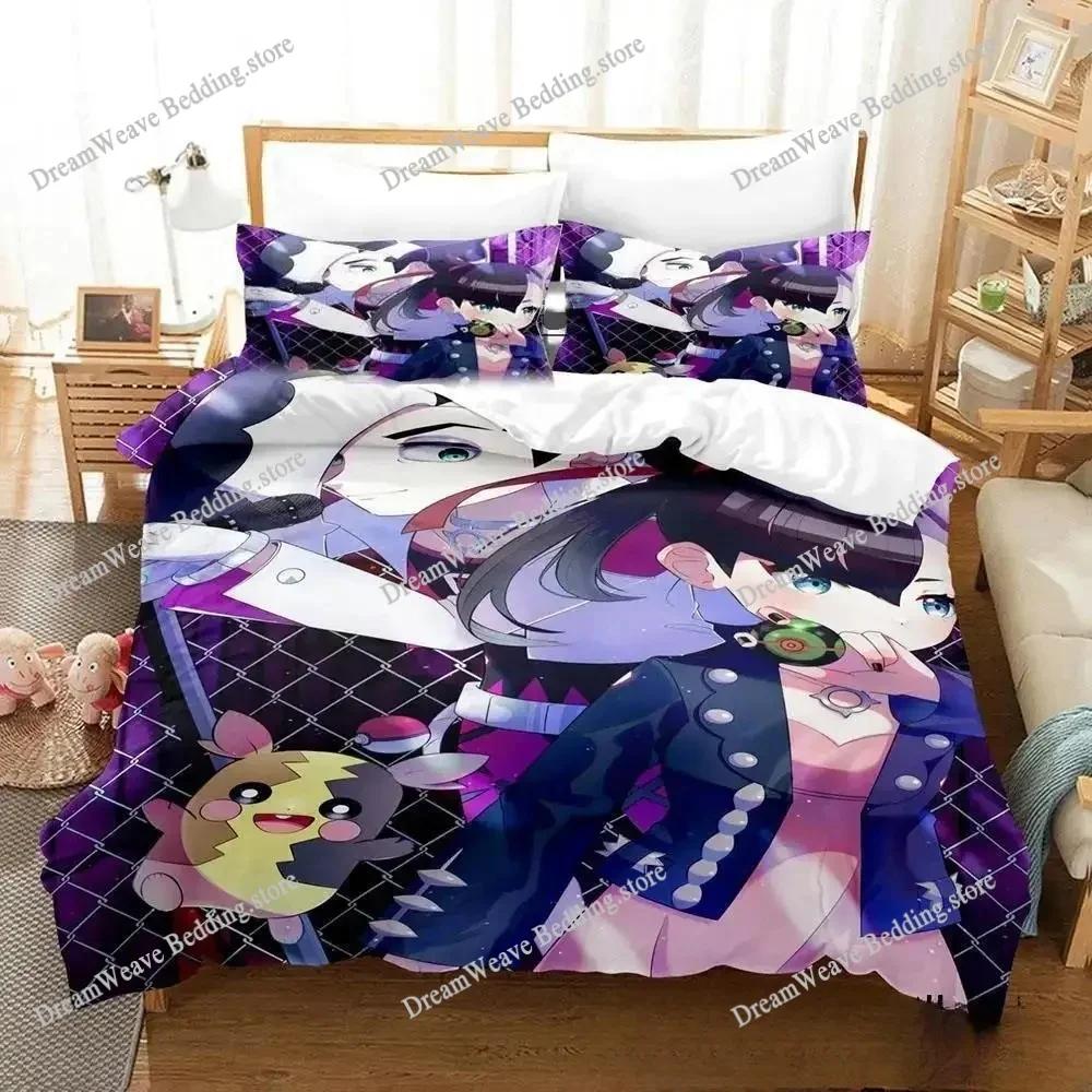 3D Print Anime Marnie Bedding Set Duvet Cover Bed Set Quilt Cover Pillowcase Comforter King Queen Size Boys Adult Home Textiles9
