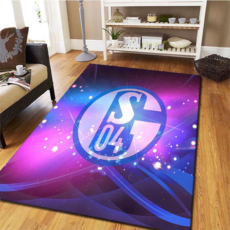 FC Schalke 04 Carpet Rug for Living Room Bedroom Home Sofa Decoration,Kids play Non-slip Floor Mat